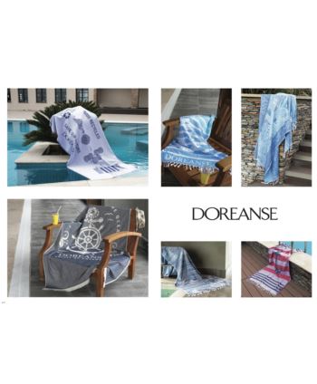 DOREANSE ręcznik sauna plaża basen Blue 00823